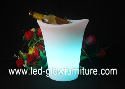 China 16 Color Changing Light Up LED Flower Pots , illuminated lighted planter pot for sale