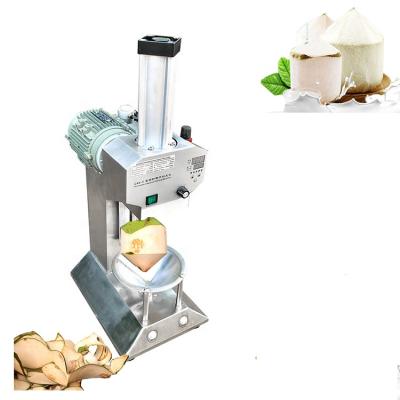 China Automatic Young Juice Processing Plant Trimming Peeler Tender Green Coconut Skin Peeling Machine for sale