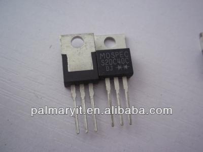 China New and original CHIP S20C40C MOSPEC TO-220 transistor S20C40C for sale