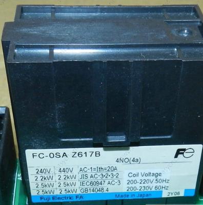 China Contactor 4NO (4a) FC-0SA Z617B FC-OSA Contactor 4NO (4a) FC-0SA Z617B FC-OSA for sale