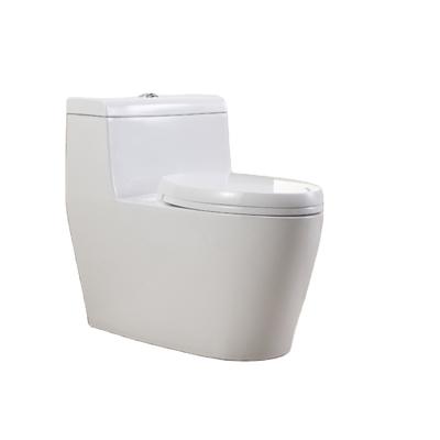 China Double-Flow Toilet And Bathroom Sets Siphonic One Piece Toilet Strap 300mm Toilet for sale