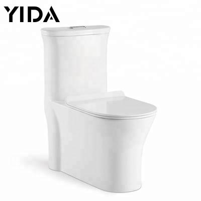 China Double-Flow Ceramic Para Piso Sitting With Bidet Repuesto Descarga Mochila Inodoro One Piece Toilet Parts for sale