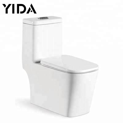 China Double-Flow Project Extended Large Siphonic One Piece Toilet Recoil Water Toilet Plant for sale