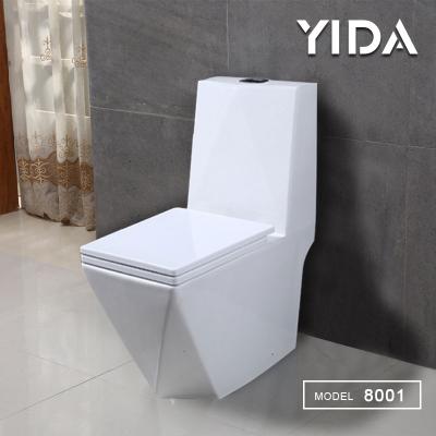 China Double-flow Diamond Toilet Price Luxury Square Bathroom Toilet Seat For Toilet Lavatory Set 8001 for sale