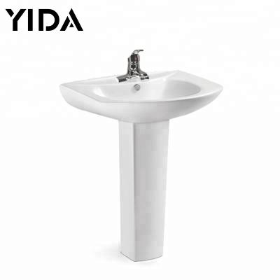 China Wash Hand Chaozhou Toilet Factory Direct Ceramic Pedestal Sink for sale