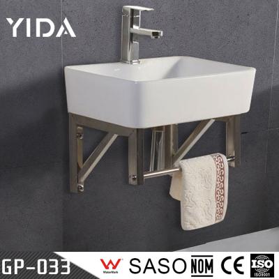 China Hot Selling Wall-hung Hand Wall-hung Ceramic Wash Basin And Sink for sale