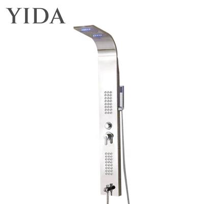 China Dubai hotel supplier of brass faucets, led shower panel, gold shower panel for sale for sale