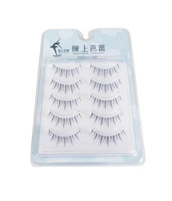 China Wholesale natural wire silk transparent rod small fish devil eyelashes sell well in Asia natural thick waterproof makeup for sale