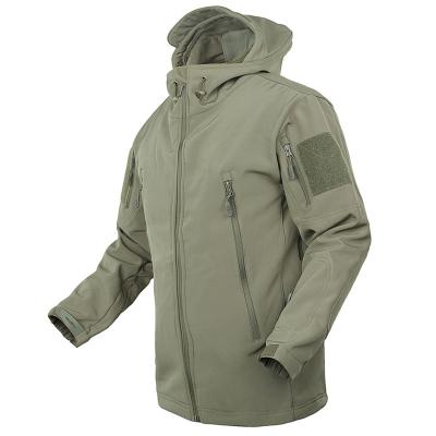 China Luxury Winter Autumn Tactical Hooded Jacket Men's Anorak Three Layer Army Waterproof Breathable Warm Outdoor Jackets for sale