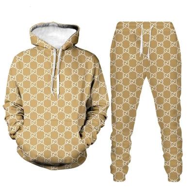 China Breathable Two-Piece Sweatshirt Sets Sweatpants And Jacket Set Tracksuits For Mens Joggers Custom Mens Pullover Tracksuits Blank Sport Wear for sale