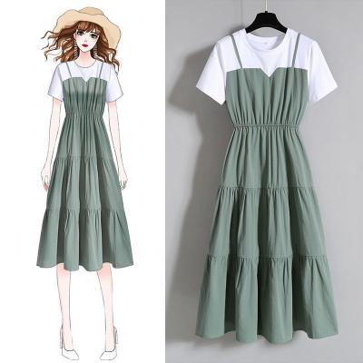 China Ladies Breathable Summer Temperament Dress Vacation Beach Daily Casual Fashionable Dress Dress for sale