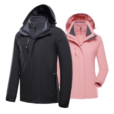 China Hooded Waterproof Jacket Men Women Ski Jacket Warm Winter Snow Mountain Breathable Waterproof Anorak Coat for sale