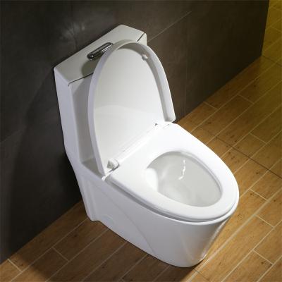 China One Piece Elongated White CUPC Toilet Bowl Siphon Flush Powerful for sale