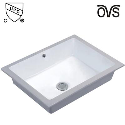 China Simple Yet Elegant Commercial Undermount Wash Basin For Washroom for sale