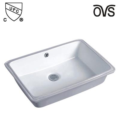 China Bordas retangulares clássicas de Ada Bathroom Sink With Beveled e geometria limpa à venda