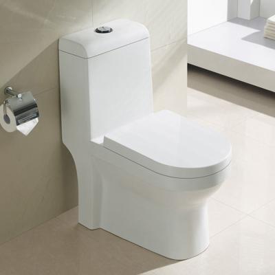 China 1.0 Gpf Ceramic American Standard One Piece Dual Flush Toilet Commode for sale