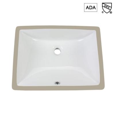 China Retangular padrão americano de Ada Bathroom Sink Corner Commercial montado à venda