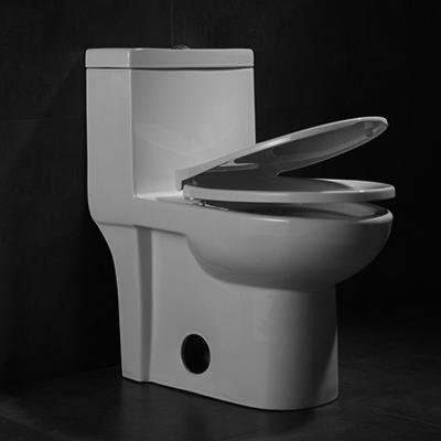 China Amerikanische Standard-Cosette Dual Flush Elongated One-Stück-Toilette im Weiß Gpf 1,28 zu verkaufen