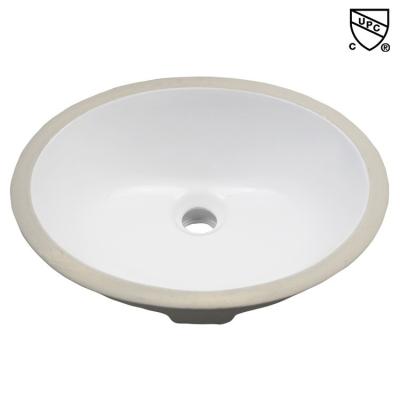 China 20 Inch American Standard Ovalyn Undermount Bathroom Sink In White for sale