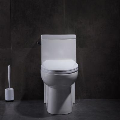 China 1.28GPF/4.8LPF One Piece Elongated Dual Flush Toilet Comfort Height 1 Piece Wc for sale