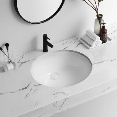 China Unglazed de Onderkant Commerciële Muur Hung Lavatory van Ada Wall Mount Bathroom Sink Te koop