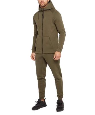 China Breathable Custom Sportswear Gym Wear Cotton Tech Fleece Tracksuits For Men for sale