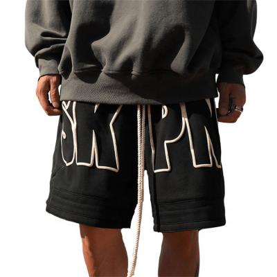 China Hip hop streetwear abbreviations high quality QUICK DRY custom logo men's sweat shorts men's shorts for sale