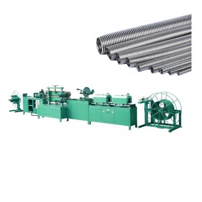 China DN8-DN32 gas pipe corrugated flexible metal-gas pipe making machine, high performance corrugated gas tube forming equipment& for sale