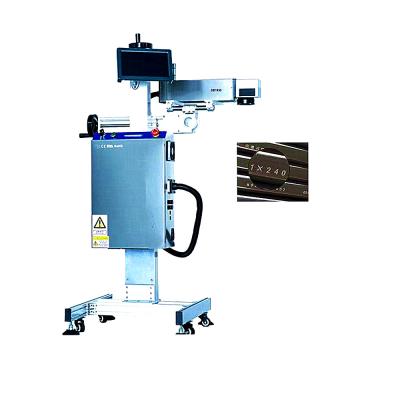 China Cable Wire Marking Printing Cable Wire Barcode Fiber Laser Marking Machine for sale