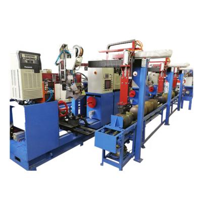 China Full automatic with conveyor and chain LPG Co2/MIG/TIG welding machine, circular pressure/seam/perimeter/coating welding machine for sale