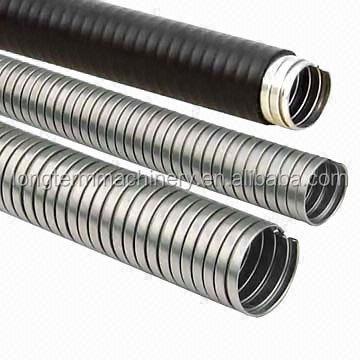 China Exhaust System Certificated PVC Flexible Metal Coated Vent Pipe Stainless Steel Flexible Conduit for sale