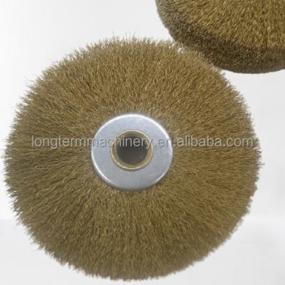 China Aluminum Crimped Wire Wheel Brush For Rust Removal Polishing Wheels for sale