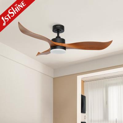 China 5 Speed Remote Control Plastic Decorative Ceiling Fan With 18W LED Light for sale