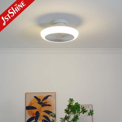 China Mini Bedroom 18 Inches Bladeless Led Ceiling Fan Dc Motor 6 Speeds Remote for sale