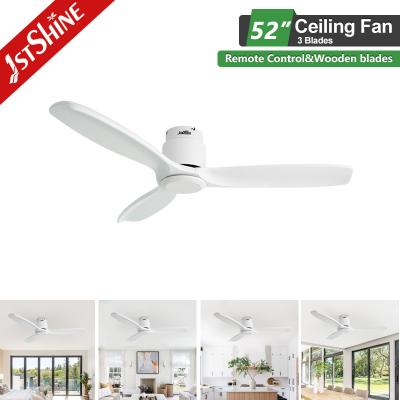 China White 3 Blade Ceiling Fan With Remote Control And Dc Motor Energy Saving for sale