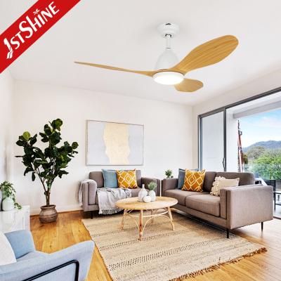 China Decorative Ceiling Fan With LED Light Living Room Quiet Dc Motor for sale