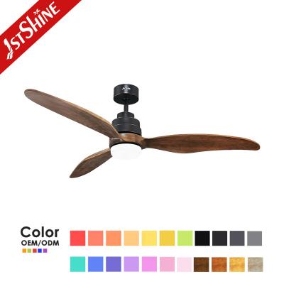 China New Arrival DC Motor 3 Solid Blades Decorative Led Ceiling Fan With Light for sale