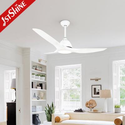 China Remote Control Plastic Ceiling Fan With Integrated 18 Watt LED Light for sale