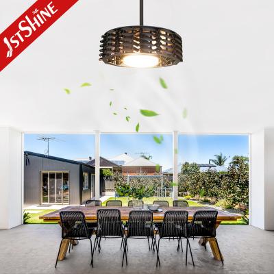 China 22 Inch Bladeless LED Ceiling Fan Chandelier 110V Three Color for sale