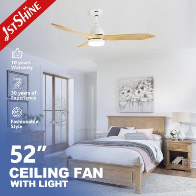 China Solid Wood Ceiling Fan Dc Motor High Airflow Quiet Led Ceiling Fan for sale