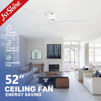 China 5 Speed AC Motor Remote LED Ceiling Fan With Light Wood Blades for sale