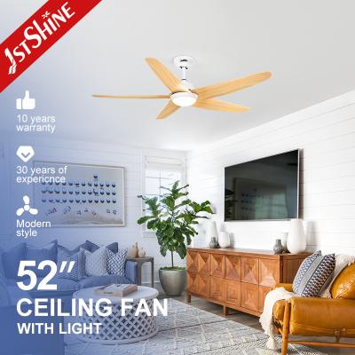 China OEM Smart App Control LED Plastic Blade Ceiling Fan With light Modern Indoor Decoration for sale