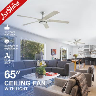 China 22 Inches Plastic LED Ceiling Fan Dimmable Light Smart Quiet DC Motor for sale