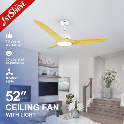 China OEM 52 Inch LED Light Ceiling Fan Remote Control 3 Speed Choice for sale