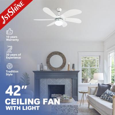 China Pull Chain Style ROHS Quiet Ceiling Fans 42 Inch Decorative For Home for sale