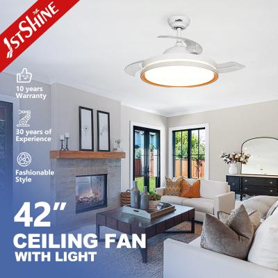 China DC Motor 230V 42 Inch Ceiling Fan Light 5 Speeds Remote Control for sale