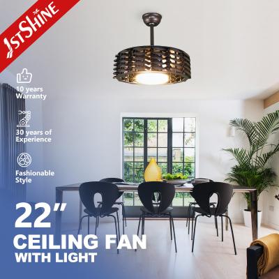 China 22 Inch Bladeless LED Ceiling Fan Chandelier 110V Three Color for sale