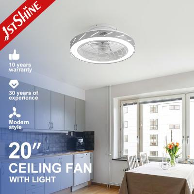 China Modern Dimmable LED Ceiling Fan Energy Saving DC Motor Flush Mount Ceiling Fan for sale