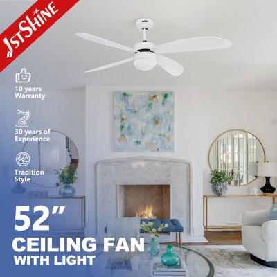 China 230V Plywood Blade LED Ceiling Fan With 6 Speeds Remote Control for sale