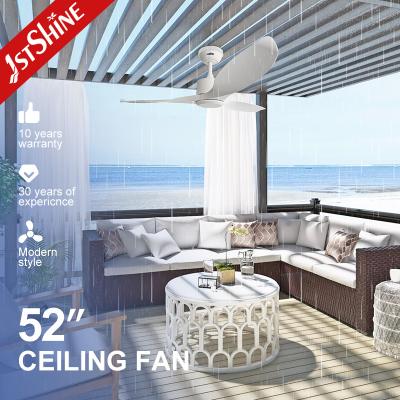 China Outdoor Simple Design Waterproof ABS Blades Ceiling Fan With Remote Control for sale